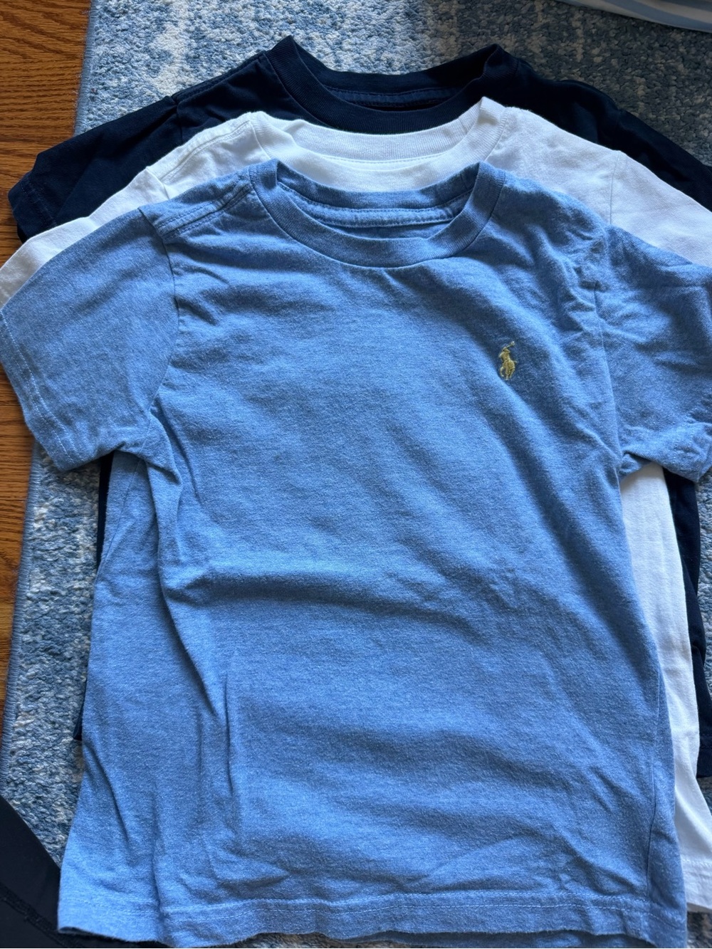 Ralph Lauren Kids Short Sleeve Crew Neck Tee x3